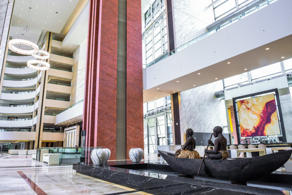 Grand Hotel Djibloho — lobby